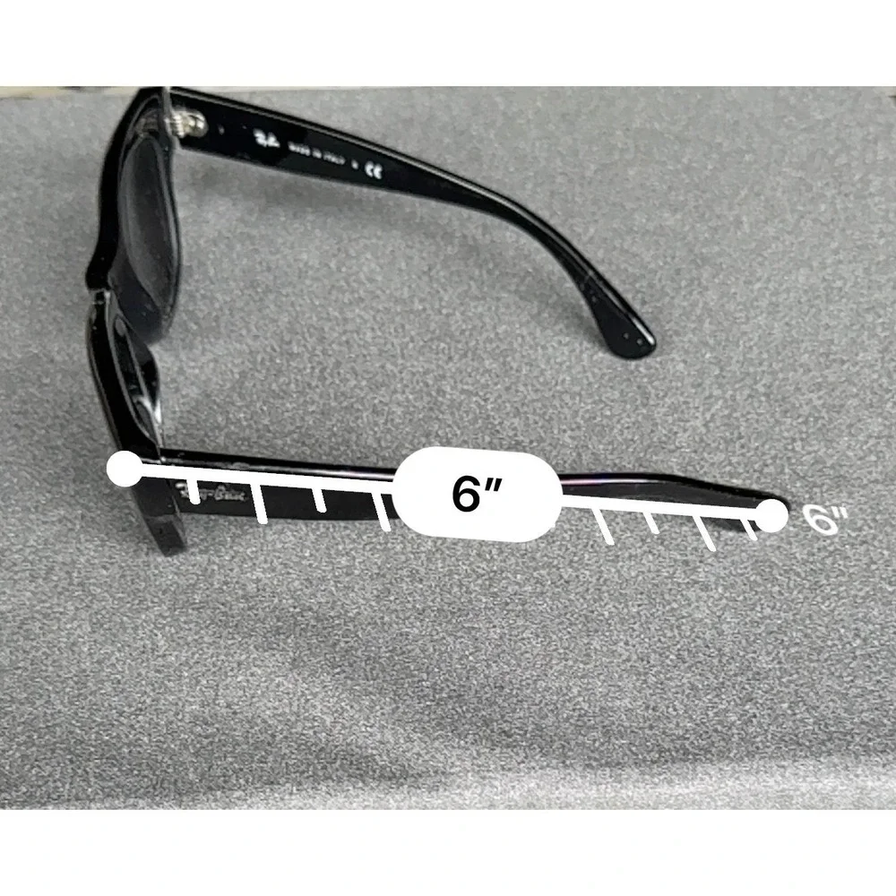 Ray-Ban RB4178 Sunglasses Women OS Black EUC  Cat Eye Gradient Italy